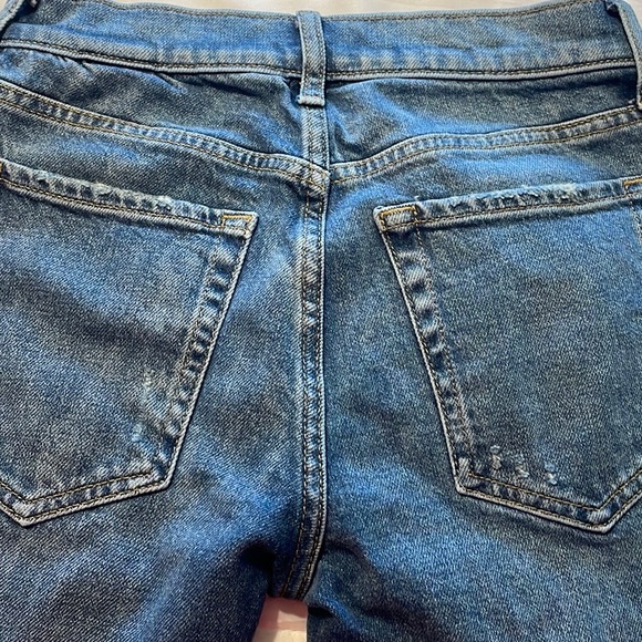 Banana Republic Womans 25 Petite Light Wash High Rise Straight Leg Jeans 2021 - Picture 4 of 8